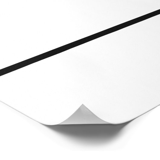 Volleybal Libero Lijntekening Poster (Hoek)