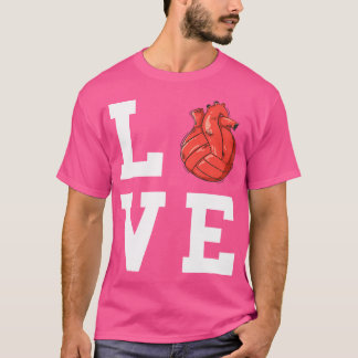 Volleybal Liefde Hart Volleybal Speler Beach Vol T-shirt