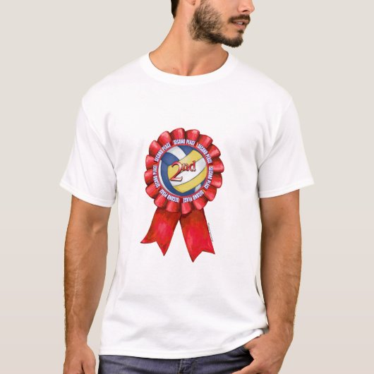 Volleybal linten 2e t-shirt (Voorkant)