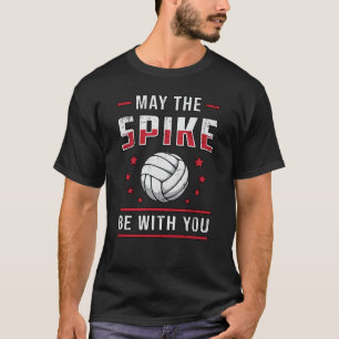 Volleybal mag de Spike zijn met je retro speler T-shirt