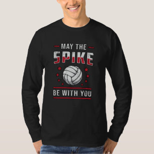 Volleybal mag de Spike zijn met je retro speler T-shirt
