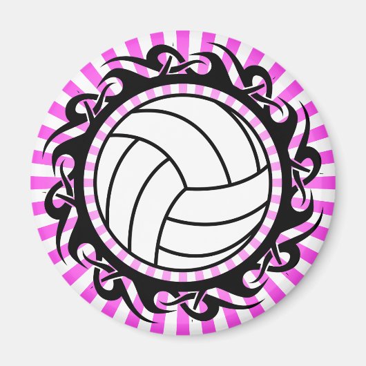 volleybal magneet (Voorkant)