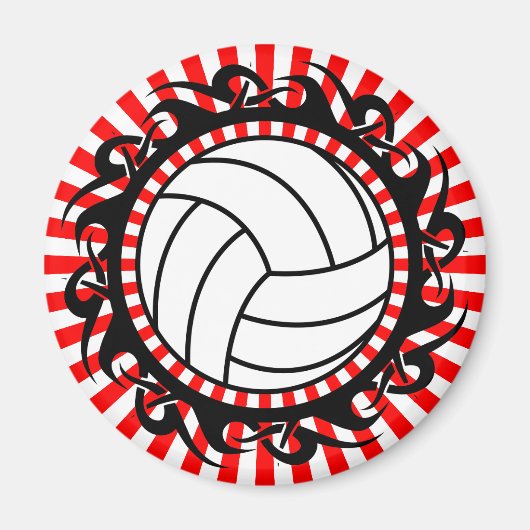 volleybal magneet (Voorkant)