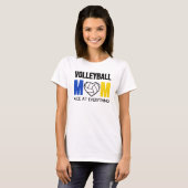 Volleybal mam: Ace bij alles-hart volleybal T-shirt (Voorkant volledig)