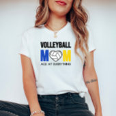 Volleybal mam: Ace bij alles-hart volleybal T-shirt