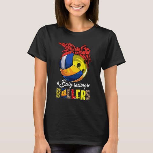 Volleybal mam bowling mam bezig met opvoeden balle t-shirt (Voorkant)