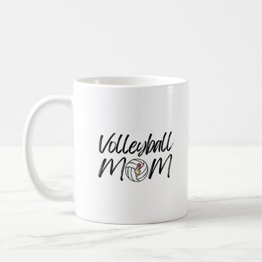 Volleybal mam spel dag volleybal liefhebber koffiemok (Links)