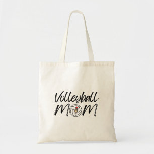 Volleybal mam spel dag volleybal liefhebber tote bag