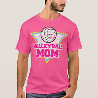 Volleybal Mama Grappige Moeders Meisjes Vrouwen Vo T-shirt