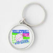 Volleybal mama met standvastigheid sleutelhanger (Voorkant)