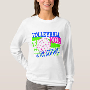 Volleybal mama met standvastigheid t-shirt