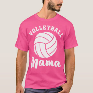 Volleybal Mama Mom Matching Familie Volleybal Thee T-shirt