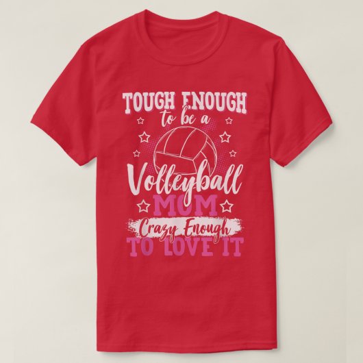 Volleybal mama Volleyball Player Volleyball Moeder T-shirt (Design voorkant)