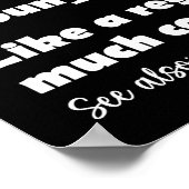 Volleybal Meisje Grappige Definitie Volleybal Lief Poster (Hoek)