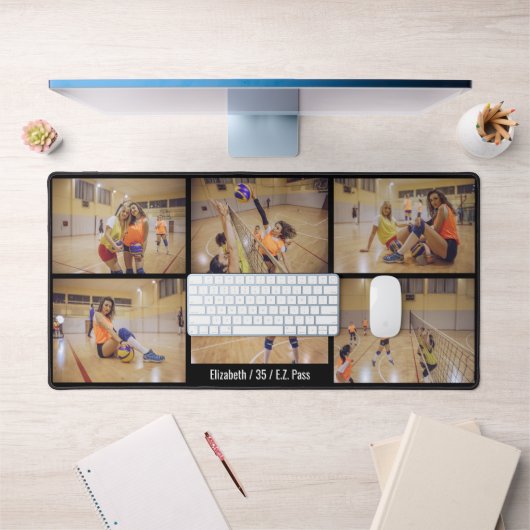 Volleybal Meisje Speler Personaliseer Afbeeldingen Bureaumat (Kantoor 1)