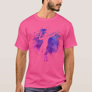 Volleybal meisje sport volleybal speler t-shirt
