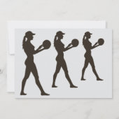 Volleybal Meisje Verjaardag, Volleybal Speler Kaart (Achterkant)