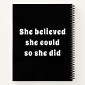 Volleybal met harten, Jersey nummer en naam Notitieboek (Achterkant)