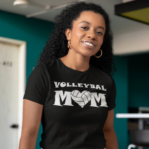 Volleybal Moeder Aangepaste Speler Naam en Nummer  T-shirt
