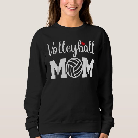 Volleybal Moeder Coach Team Bal Moeder Moeder Scha Trui (Voorkant)