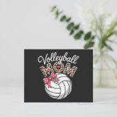 Volleybal Moeder Kaart (Staand voorkant)