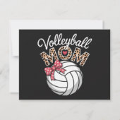 Volleybal Moeder Kaart (Achterkant)