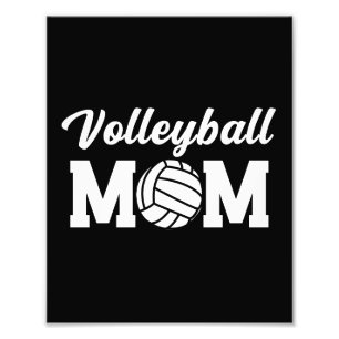 Volleybal Moeder Schattige Moeder Leven Foto Afdruk