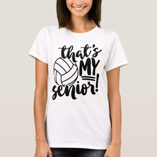 Volleybal Moeder Senior Speler Jersey Nummer & Naa T-shirt (Voorkant)