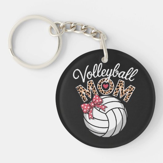 Volleybal Moeder Sleutelhanger (Voorkant)