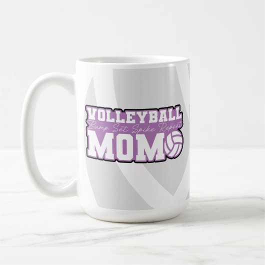 Volleybal Mom Koffie Mok kleuren (Links)