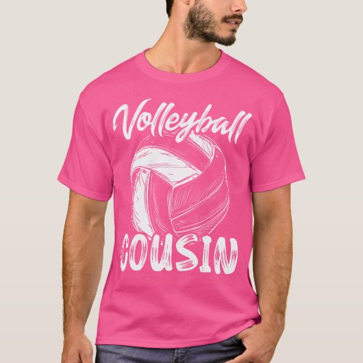 Volleybal neef voor mannen Familie Matching Volley T-shirt (Voorkant)