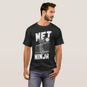 Volleybal Net Ninja Ninja  T-shirt (Voorkant volledig)