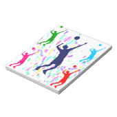 VOLLEYBAL NOTITIEBLOK (Linkerzijde)
