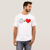 Volleybal ontwerp t-shirt (Voorkant volledig)