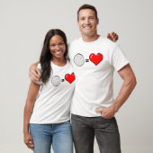 Volleybal ontwerp t-shirt (Unisex)