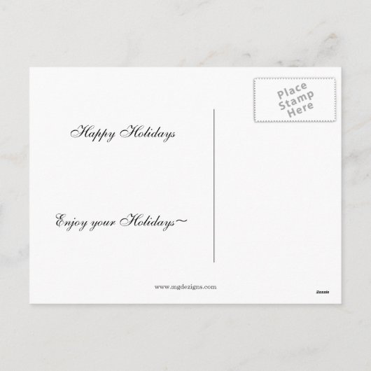 volleybal ornament Holiday Cards Feestdagenkaart (Achterkant)