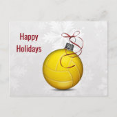 volleybal ornament Holiday Cards Feestdagenkaart (Voorkant)