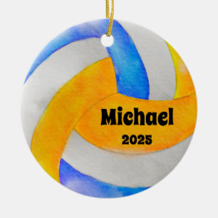 Volleybal Ornament, Ornament, Kinder Sport Keramisch Ornament