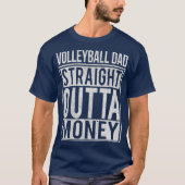 Volleybal pa recht buiten geld I grappigheid T-shirt (Voorkant)