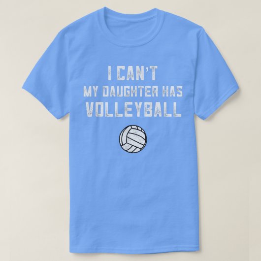 Volleybal papa Mannen die mijn dochter volleyba ve T-shirt (Design voorkant)