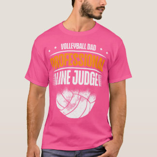 Volleybal Papa Professionele Lijn Rechter Grappig T-shirt