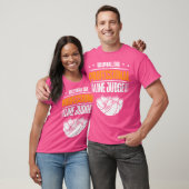 Volleybal Papa Professionele Lijn Rechter Grappig T-shirt (Unisex)