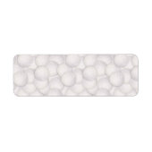 Volleybal patroon Adresetiketten Etiket (Voorkant)