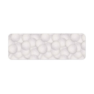 Volleybal patroon Adresetiketten Etiket