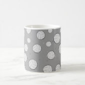 Volleybal Patroon Ontwerp Koffiemok (Center)