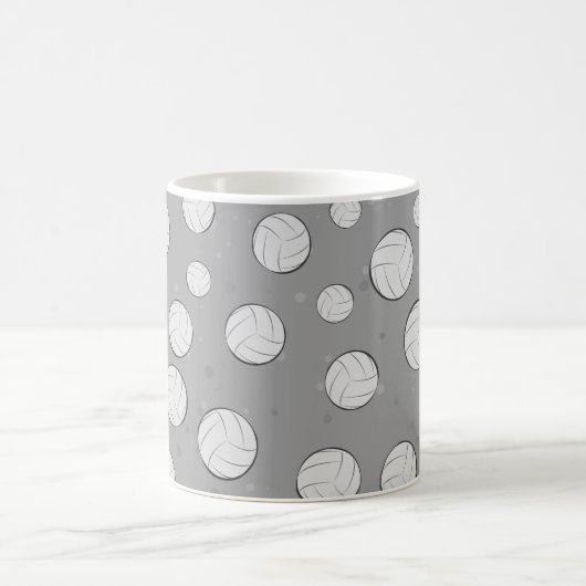 Volleybal Patroon Ontwerp Koffiemok (Center)