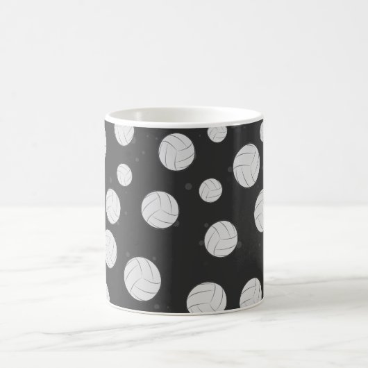 Volleybal Patroon Ontwerp Koffiemok (Center)