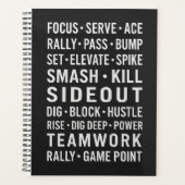 Volleybal Planner, Motiverende Spelsequenties Planner (Voorkant)