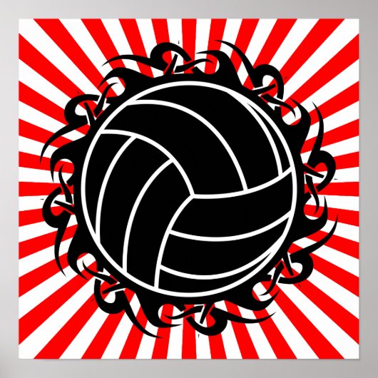 volleybal poster (Voorkant)