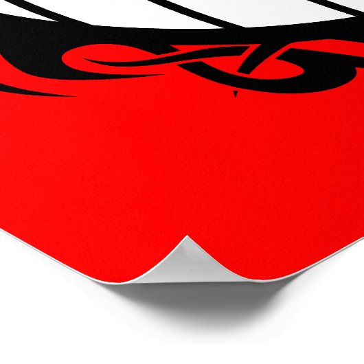 volleybal poster (Hoek)